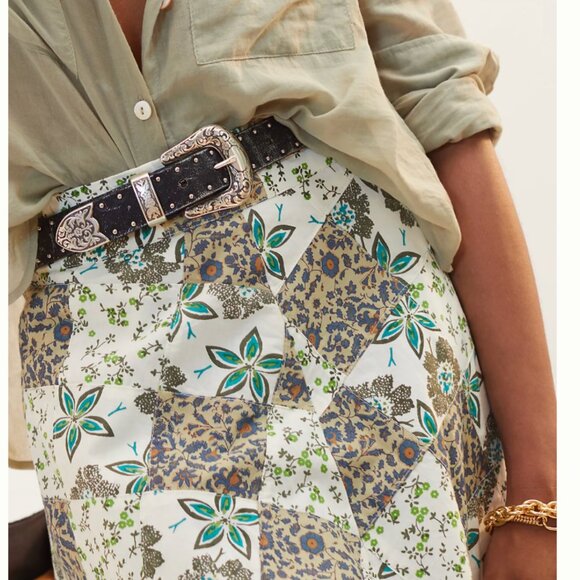 NWT Anthropologie (Raga) Floral Patchwork Maxi Skirt - Picture 5 of 6